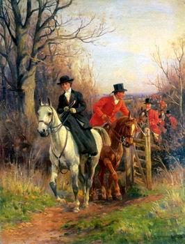 unknow artist Classical hunting fox, Equestrian and Beautiful Horses, 182. Germany oil painting art